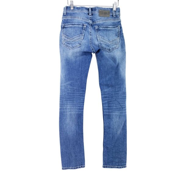 BKE Alec Straight Leg Jeans Mens Size 29R Medium Wash Denim Stretch - Picture 2 of 11